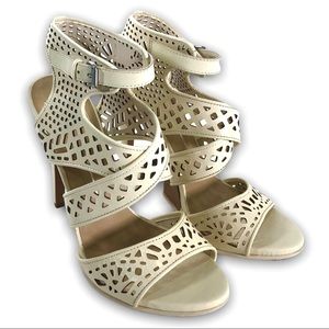 Dolce Vita Ziti Cut Out Caged High Heel Sandals Never Worn